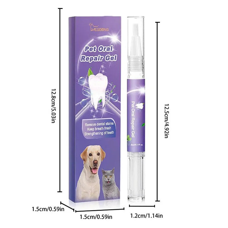 Caneta de Limpeza para Pets- Dentes mais limpos e bonitos